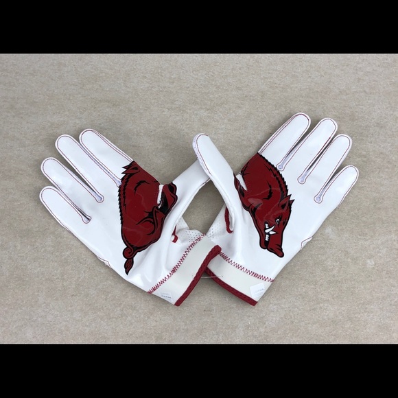 team issued college football gloves